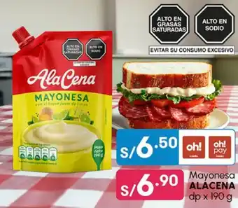 Plaza Vea Mayonesa ALACENA dp oferta