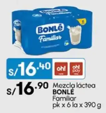 Plaza Vea Mezcla láctea BONLE Familiar pk oferta