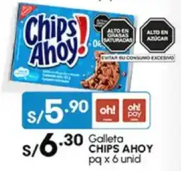 Plaza Vea Galleta CHIPS AHOY pq oferta