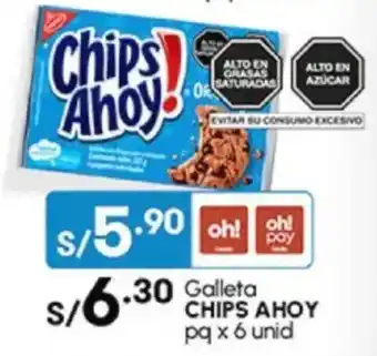 Plaza Vea Galleta CHIPS AHOY pq oferta