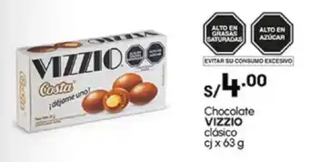 Plaza Vea Chocolate VIZZIO clásico cj oferta