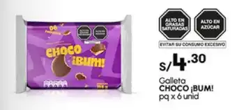 Plaza Vea Galleta CHOCO BUM pq oferta
