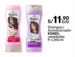 Plaza Vea Shampoo / Acondicionador KONZIL variedades fr oferta