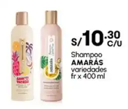 Plaza Vea Shampoo AMARÁS variedades fr oferta