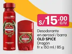 Plaza Vea Desodorante en aerosol / barra OLD SPICE Dragón fr oferta