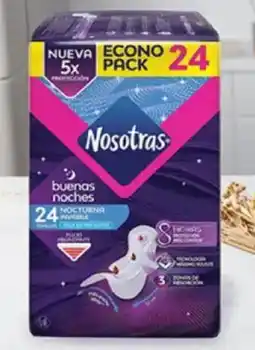 Plaza Vea Toallas higiénicas NOSOTRAS Buenas noches invisibles pq oferta
