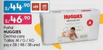 Plaza Vea Pañal HUGGIES Derma care oferta