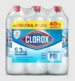 Plaza Vea Lejía CLOROX tradicional pk oferta