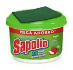 Plaza Vea Lavavajilla en pasta limón / manzana / SAPOLIO limón antibacterial pt oferta