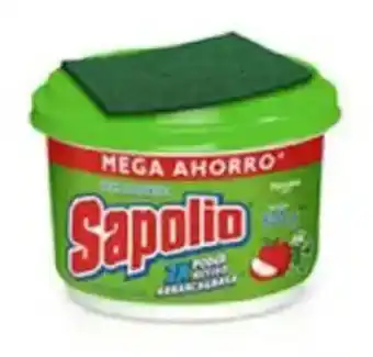 Plaza Vea Lavavajilla en pasta limón / manzana / SAPOLIO limón antibacterial pt oferta