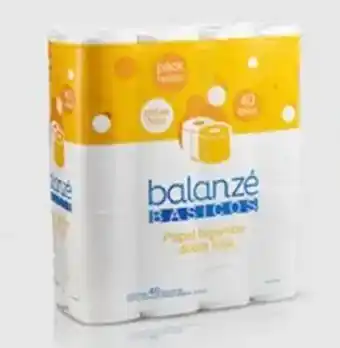 Plaza Vea Papel higiénico BALANZÉ BÁSICOS naranja pq oferta