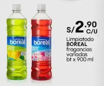 Plaza Vea Limpiatodo BOREAL fragancias variadas bt oferta