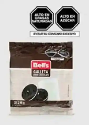 Plaza Vea Galletas rellenas BELL'S sabor chocolate pq oferta