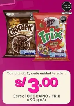 Tottus Cereal CHOCAPIC / TRIX oferta