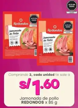 Tottus Jamonada de pollo REDONDOS oferta