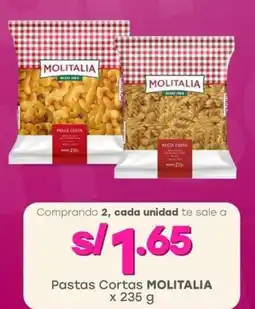Tottus Pastas Cortas MOLITALIA oferta