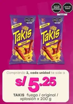 Tottus TAKIS fuego / original / xplosión oferta