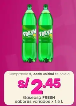 Tottus Gaseosa FRESH sabores variados oferta