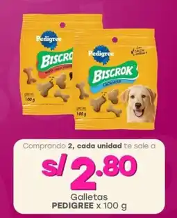 Tottus Galletas PEDIGREE oferta
