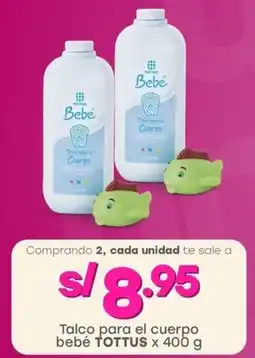 Tottus Talco para el cuerpo bebé TOTTUS oferta