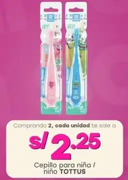 Tottus Cepillo para niña / niño TOTTUS oferta