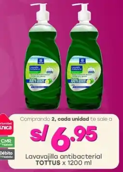 Tottus Lavavajilla antibacterial TOTTUS oferta