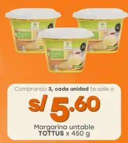 Tottus Margarina untable TOTTUS oferta