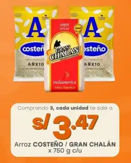 Tottus Arroz COSTEÑO / GRAN CHALÁN oferta