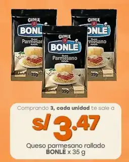 Tottus Queso parmesano rallado BONLÉ oferta