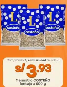 Tottus Menestra COSTEÑO lenteja oferta