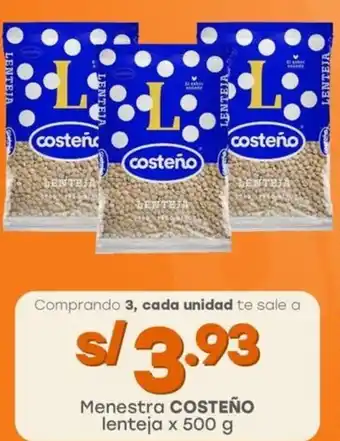 Tottus Menestra COSTEÑO lenteja oferta