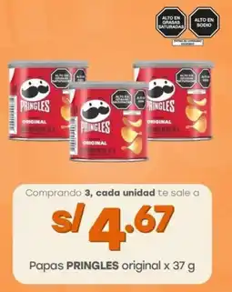 Tottus Papas PRINGLES original oferta