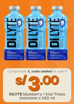Tottus DILYTE blueberry / kiwi fresa manzana oferta