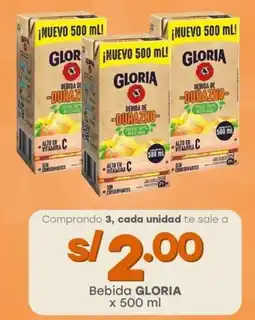 Tottus Bebida GLORIA oferta