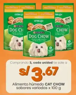 Tottus Alimento húmedo CAT CHOW sabores variados oferta