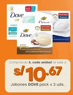 Tottus Jabones DOVE pack oferta