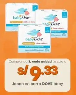 Tottus Jabón en barra DOVE baby oferta