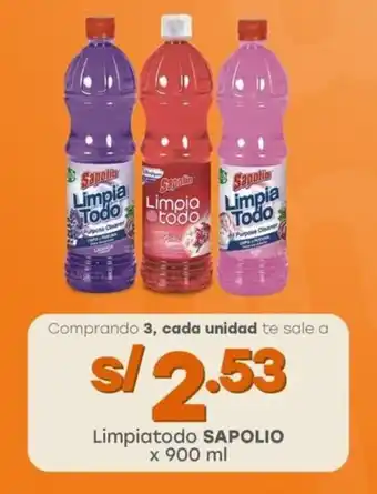 Tottus Limpiatodo SAPOLIO oferta