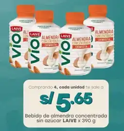 Tottus Bebida de almendra concentrada sin azúcar LAIVE x oferta