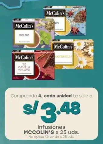 Tottus Infusiones MCCOLIN'S oferta