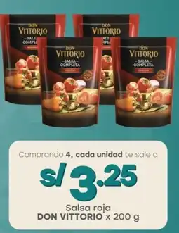 Tottus Salsa roja DON VITTORIO oferta
