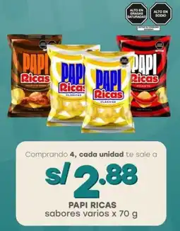 Tottus PAPI RICAS sabores varios oferta