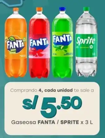 Tottus Gaseosa FANTA / SPRITE oferta