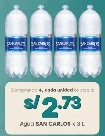 Tottus Agua SAN CARLOS oferta