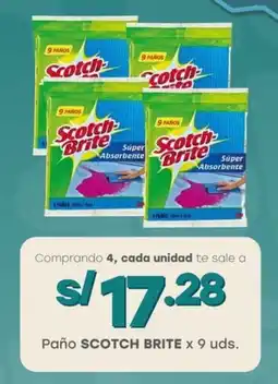 Tottus Paño SCOTCH BRITE oferta