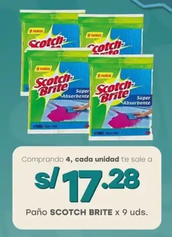 Tottus Paño SCOTCH BRITE oferta