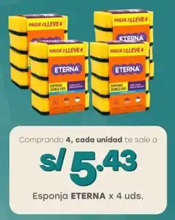 Tottus Esponja ETERNA oferta