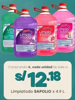 Tottus Limpiatodo SAPOLIO oferta