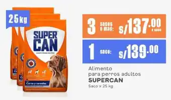Makro Alimento para perros adultos SUPERCAN Saco oferta