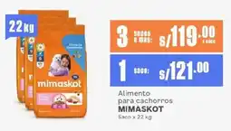 Makro Alimento para cachorros MIMASKOT Saco oferta